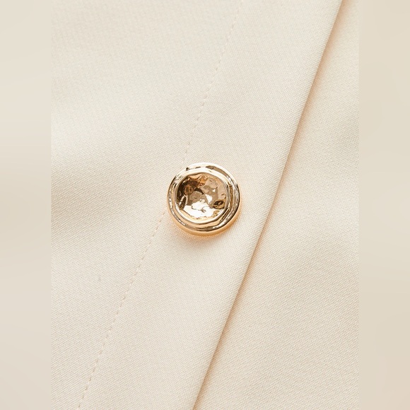 Button-Front Belted Maxi Dress in Apricot - Picture 5 of 7